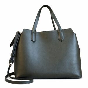 HP! X 2 ✨ Dark Green Structured Tote/Crossbody Bag NWOT